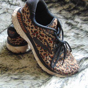 Brooks Leopard Print Sneakers